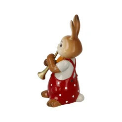 Porzellan Figur 'Süßer Flötenspieler' von Goebel 4x8x4cm