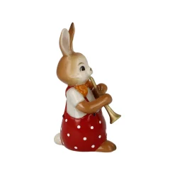 Porzellan Figur 'Süßer Flötenspieler' von Goebel 4x8x4cm