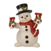 Porzellan Figur 'Snowman’s Luck' von Goebel 9,5x12x7cm