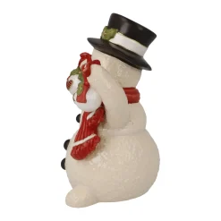 Porzellan Figur 'Snowman’s Luck' von Goebel 9,5x12x7cm