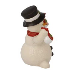 Porzellan Figur 'Snowman’s Luck' von Goebel 9,5x12x7cm