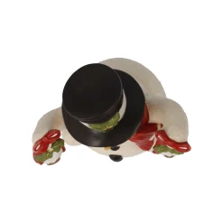 Porzellan Figur 'Snowman’s Luck' von Goebel 9,5x12x7cm