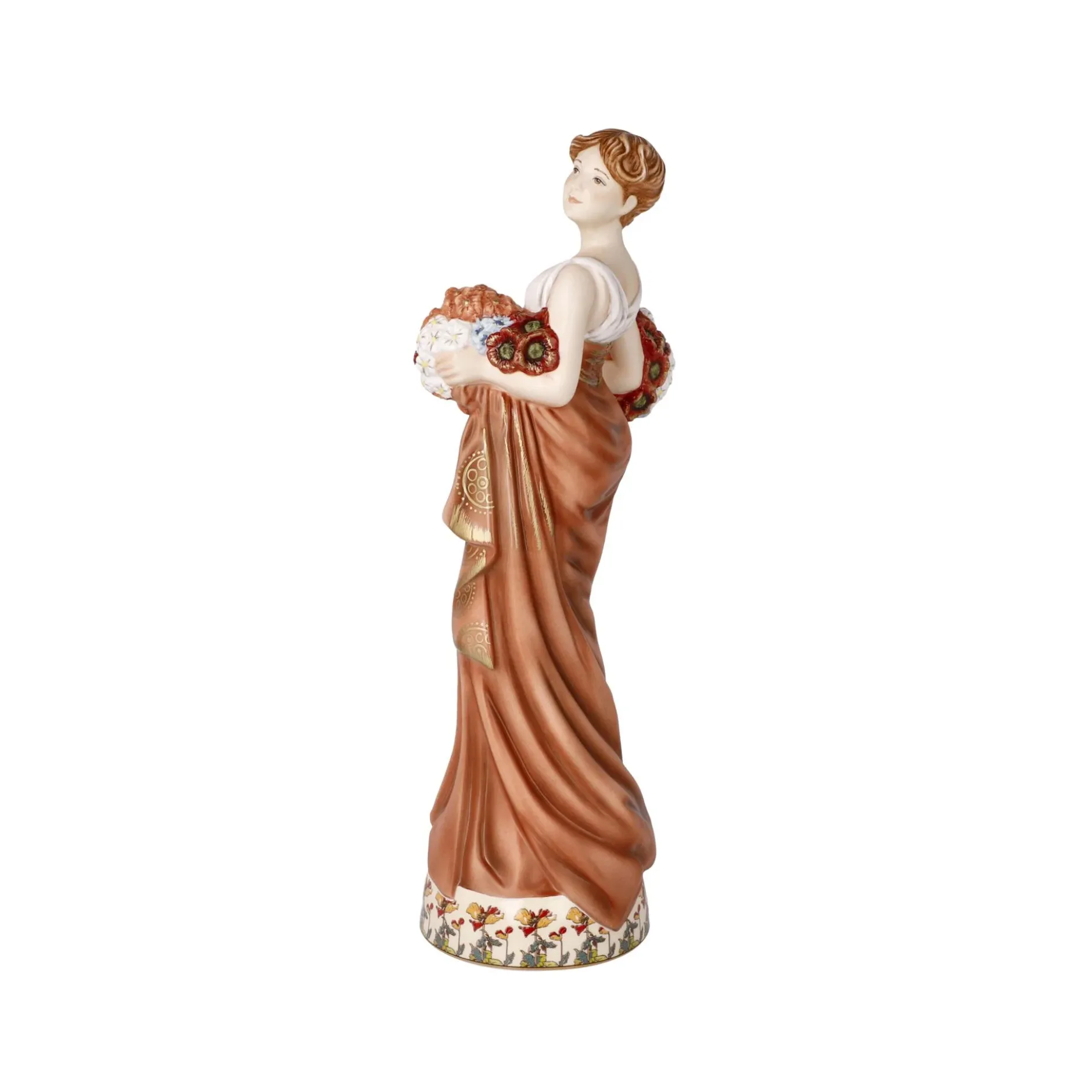 Porzellan Figur 'Sommer' von Alphonse Mucha 10x32x12cm