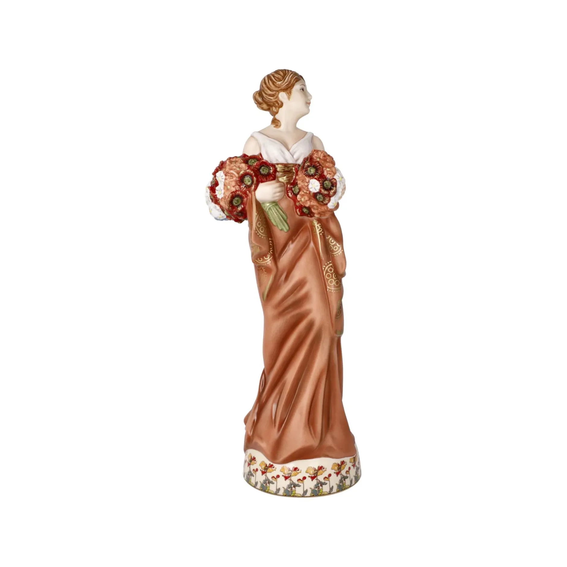 Porzellan Figur 'Sommer' von Alphonse Mucha 10x32x12cm