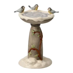 Porzellan Figur 'Winterliches Vogelbad' von Goebel 6x8,5x7cm