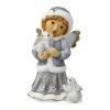 Porzellan Figur 'Winterspaziergang' von Julia E. Limpke 6x10,5x8cm