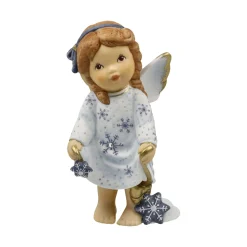 Porzellan Figur 'Winterzauber' von Julia E. Limpke 4,5x10x5cm