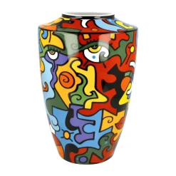 Porzellan Vase 'Abstract Vision' von Billy the Artist 16x24x16cm