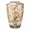 Porzellan Vase 'Hypnotic Tree' von Gustav Klimt 27x41x27cm