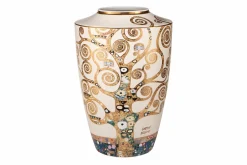 Porzellan Vase 'Hypnotic Tree' von Gustav Klimt 27x41x27cm