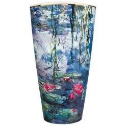 Porzellan Vase 'Magische Schönheit 2' von Claude Monet 20x50x27,5cm