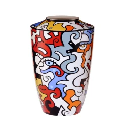 Porzellan Vase 'Pop Art Fusion' von Goebel 27,5x42x27,5cm