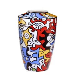 Porzellan Vase 'Pop Art Fusion' von Goebel 27,5x42x27,5cm