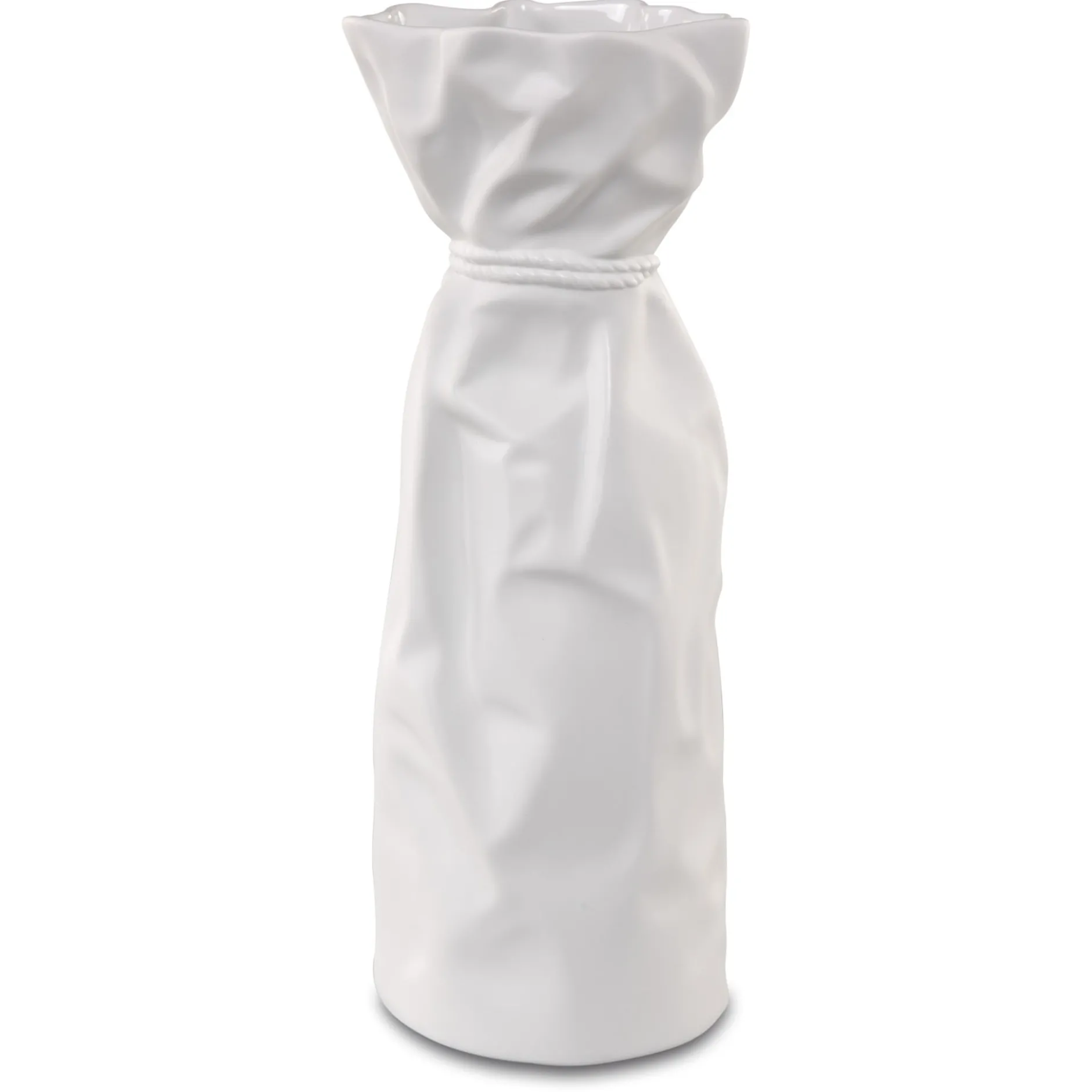 Porzellan Vase 'Sculpted Pouch' von Goebel 11x30x11,5cm