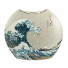 Porzellan Vase 'Spindrift' von Katsushika Hokusai 35x30x10,5cm