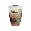 Porzellan Vase 'Träumerisches Idyll' von Claude Monet 16x24x16cm