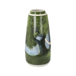 Porzellan Vase 'Walk in the Green' von Rosina Wachtmeister 9x18,5x9cm
