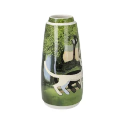 Porzellan Vase 'Walk in the Green' von Rosina Wachtmeister 9x18,5x9cm