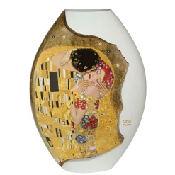 Porzellan Vase 'Zusammen sind wir eins 2' von Gustav Klimt 23x46x34cm