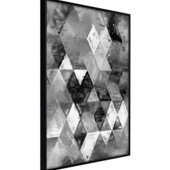 Poster 'Abstract Diamonds'