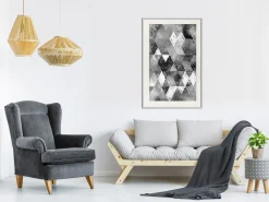 Poster 'Abstract Diamonds'