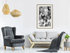 Poster 'Abstract Diamonds'