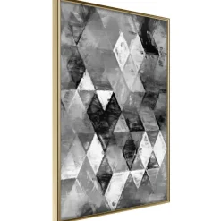 Poster 'Abstract Diamonds'