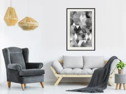 Poster 'Abstract Diamonds'