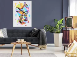 Poster 'Abstract Light Bulb'