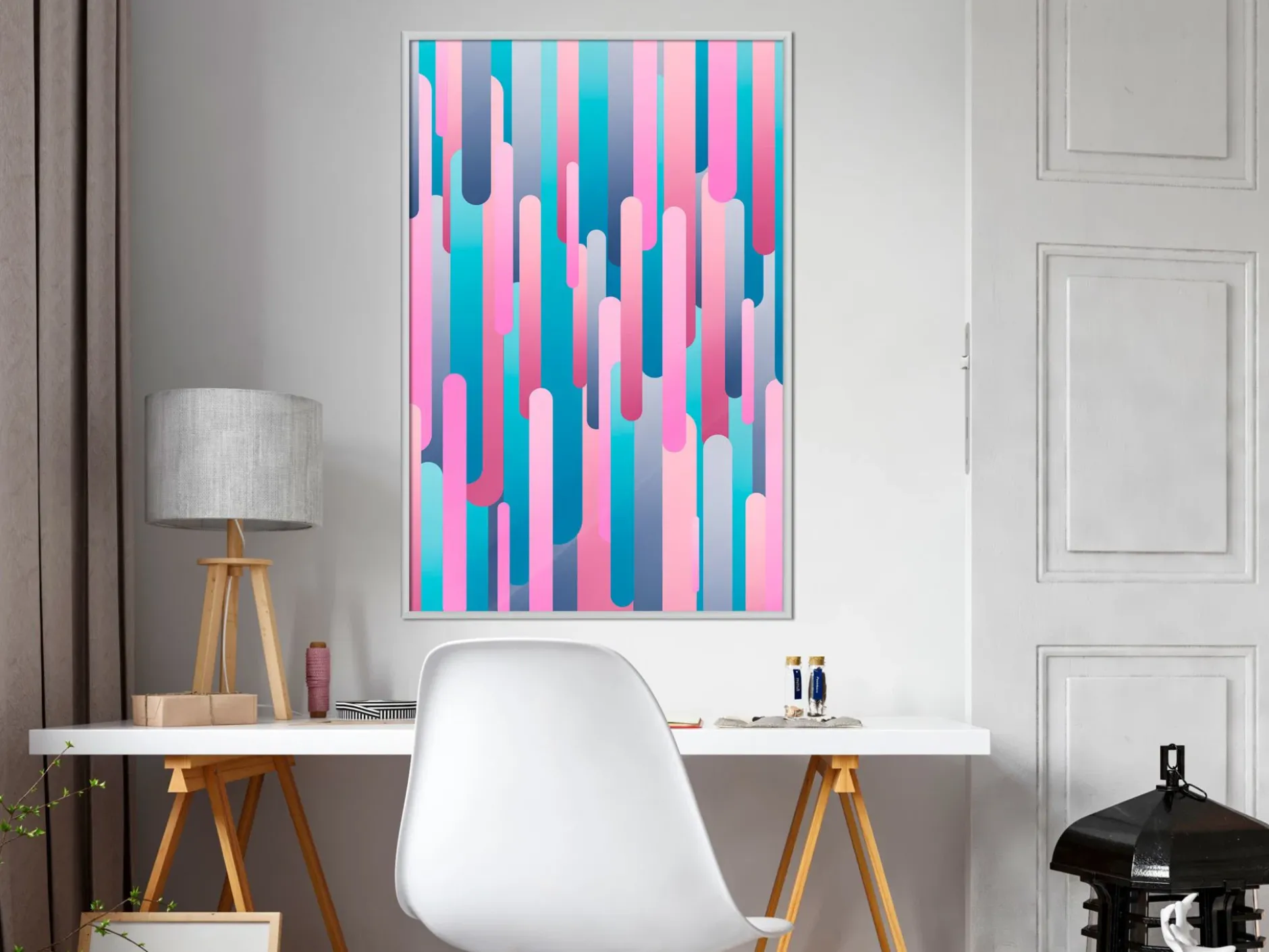 Poster 'Abstract Skyscrapers'