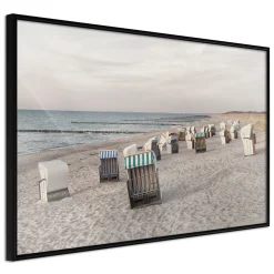 Poster 'Baltic Beach Chairs'