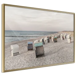 Poster 'Baltic Beach Chairs'