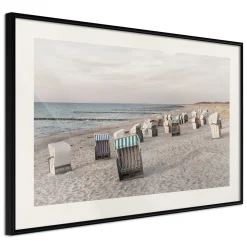Poster 'Baltic Beach Chairs'