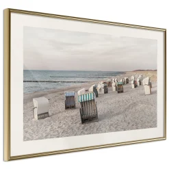Poster 'Baltic Beach Chairs'