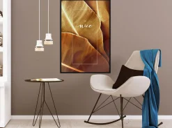 Poster 'Banana Leaves with a Message (Sepia)'
