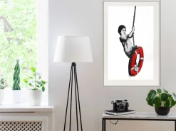 Poster 'Banksy: Boy on Rope'