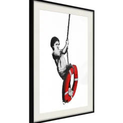 Poster 'Banksy: Boy on Rope'