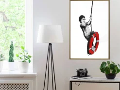 Poster 'Banksy: Boy on Rope'