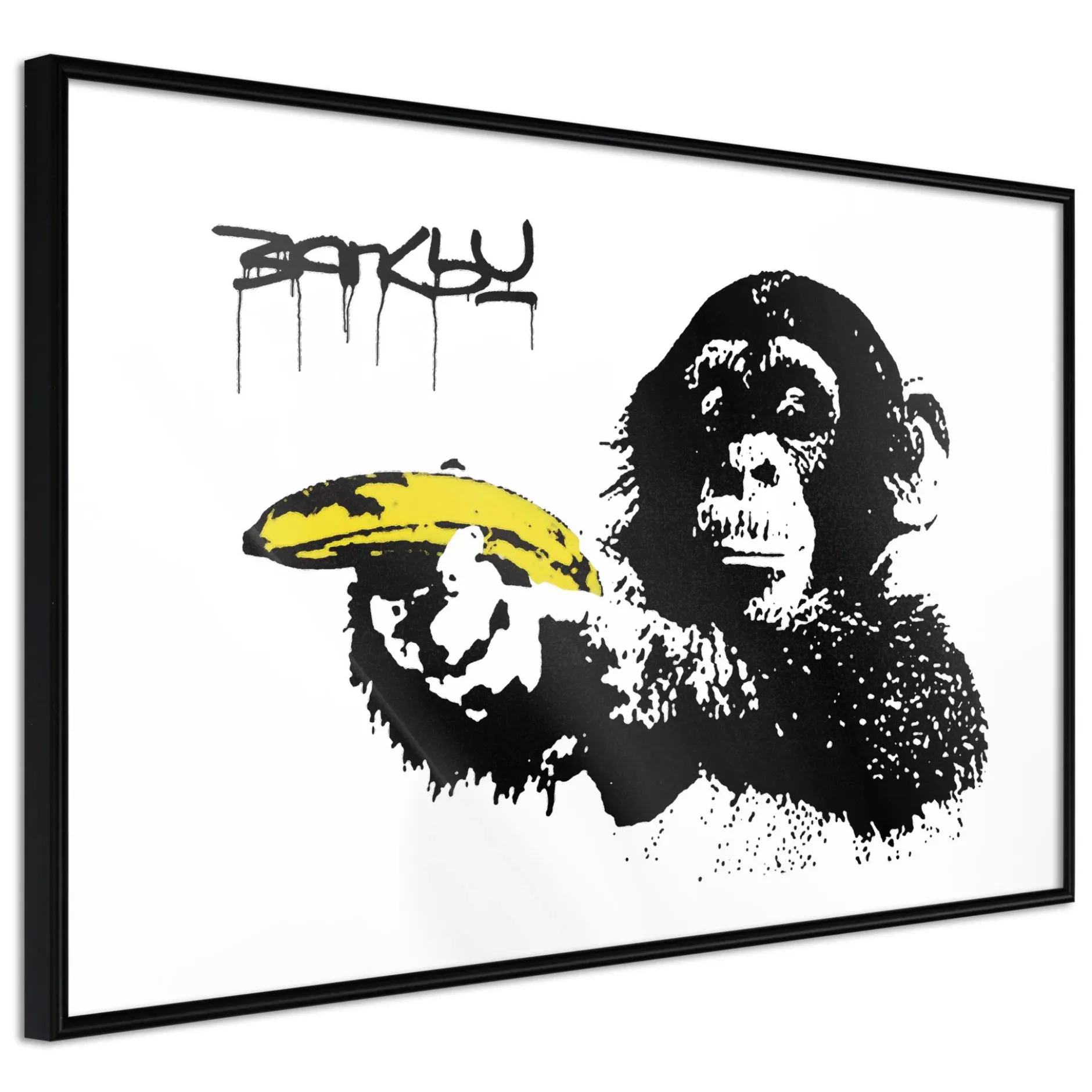 Poster 'Banksy: Monkey with Banana'