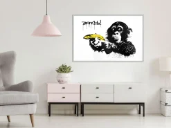 Poster 'Banksy: Monkey with Banana'