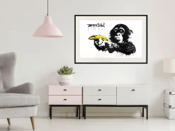 Poster 'Banksy: Monkey with Banana'