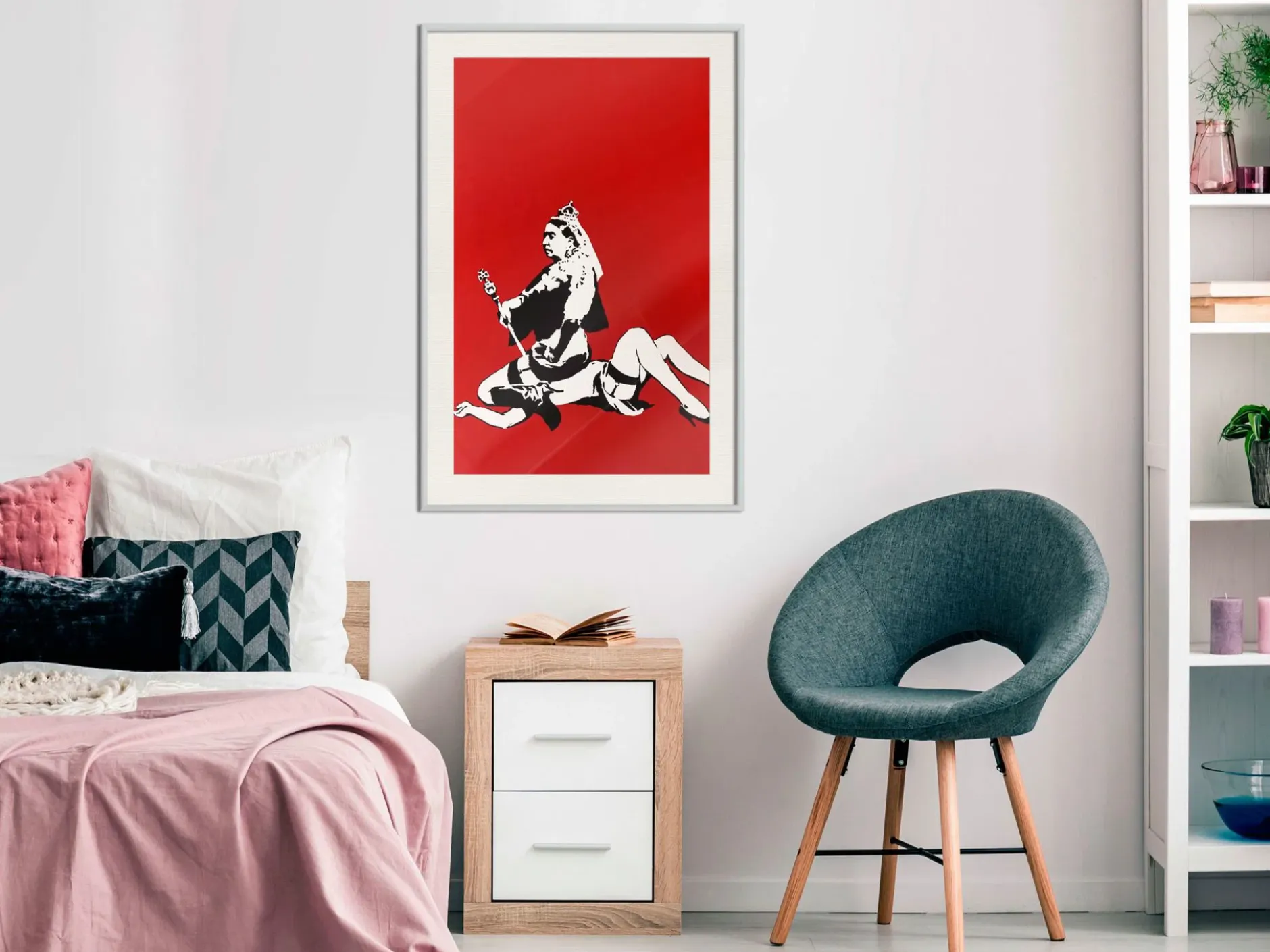Poster 'Banksy: Queen Victoria'