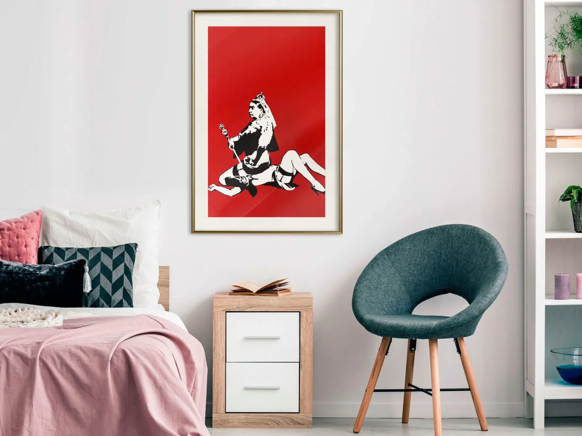 Poster 'Banksy: Queen Victoria'