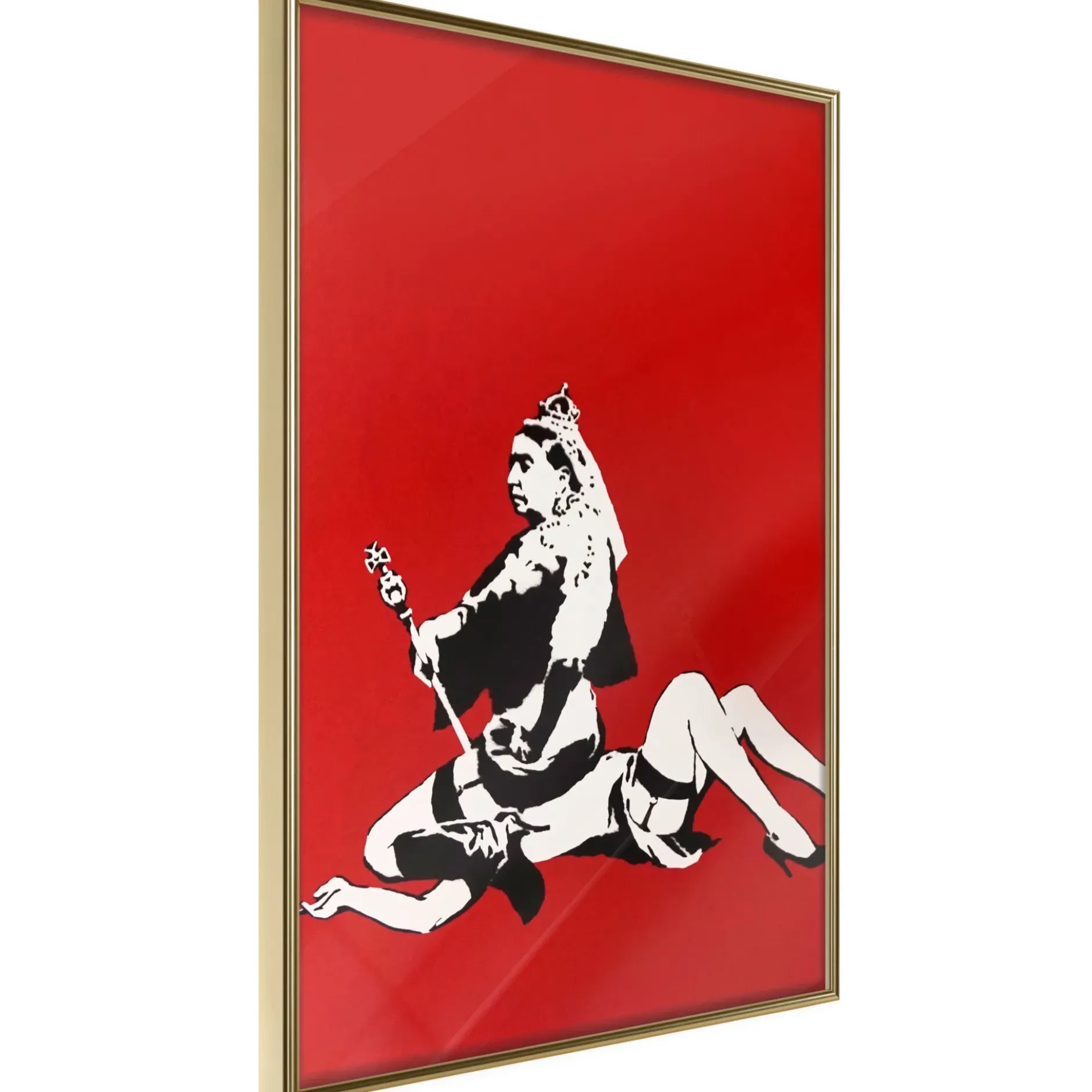 Poster 'Banksy: Queen Victoria'