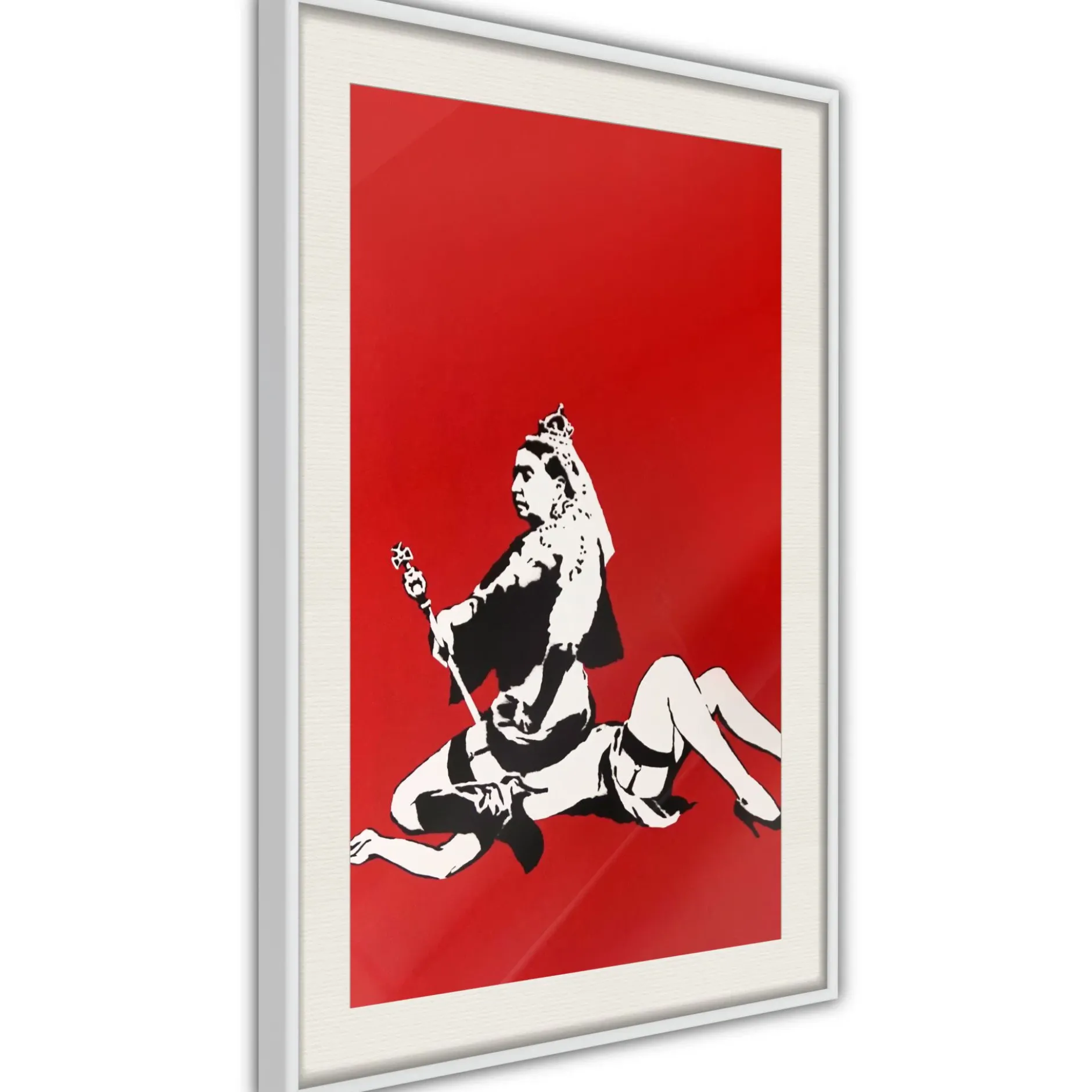 Poster 'Banksy: Queen Victoria'