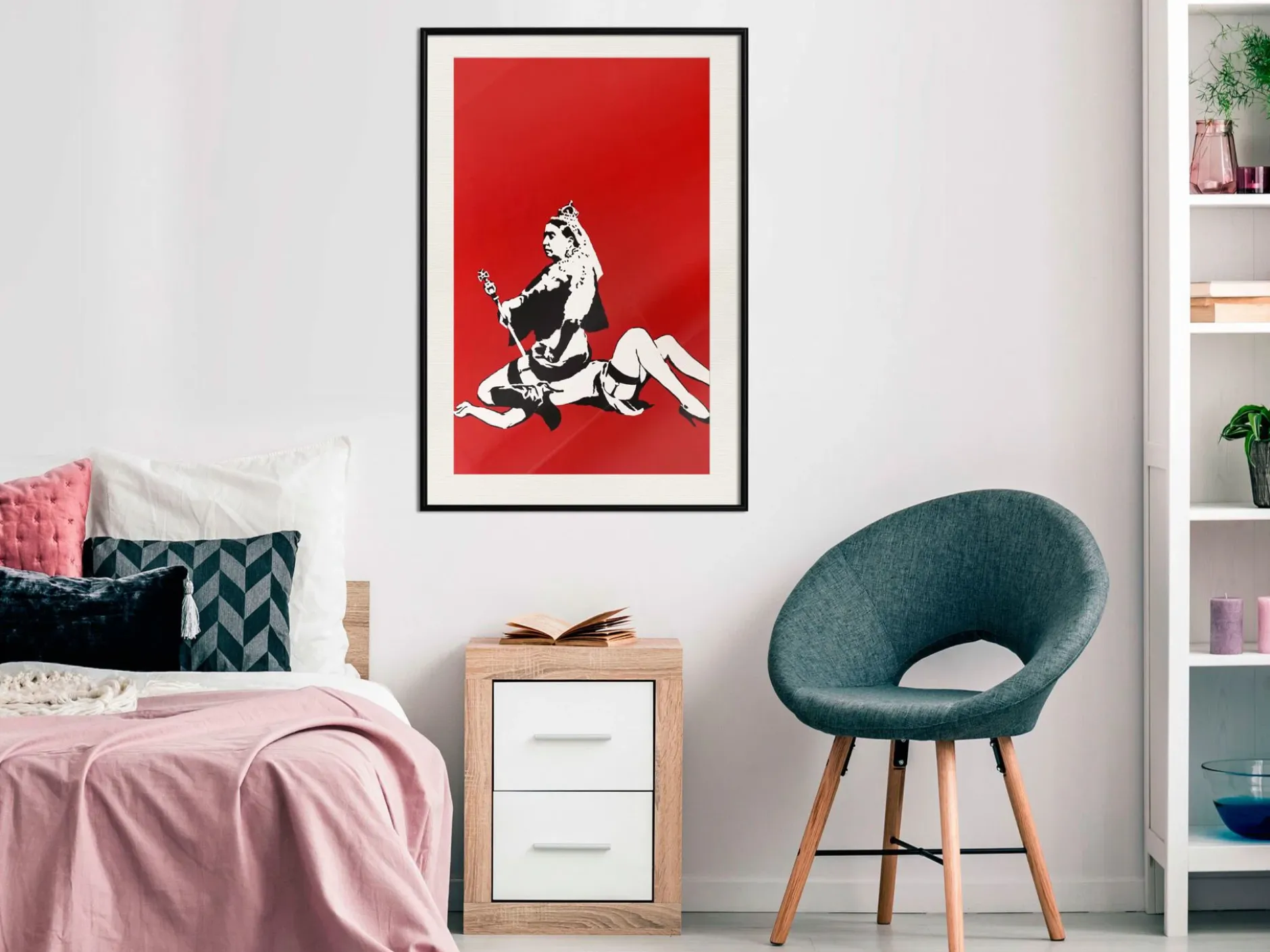 Poster 'Banksy: Queen Victoria'
