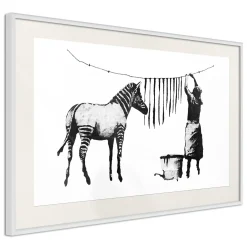 Poster 'Banksy: Washing Zebra'