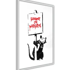 Poster 'Because I'm Worthless'