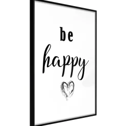 Poster 'Be Happy'