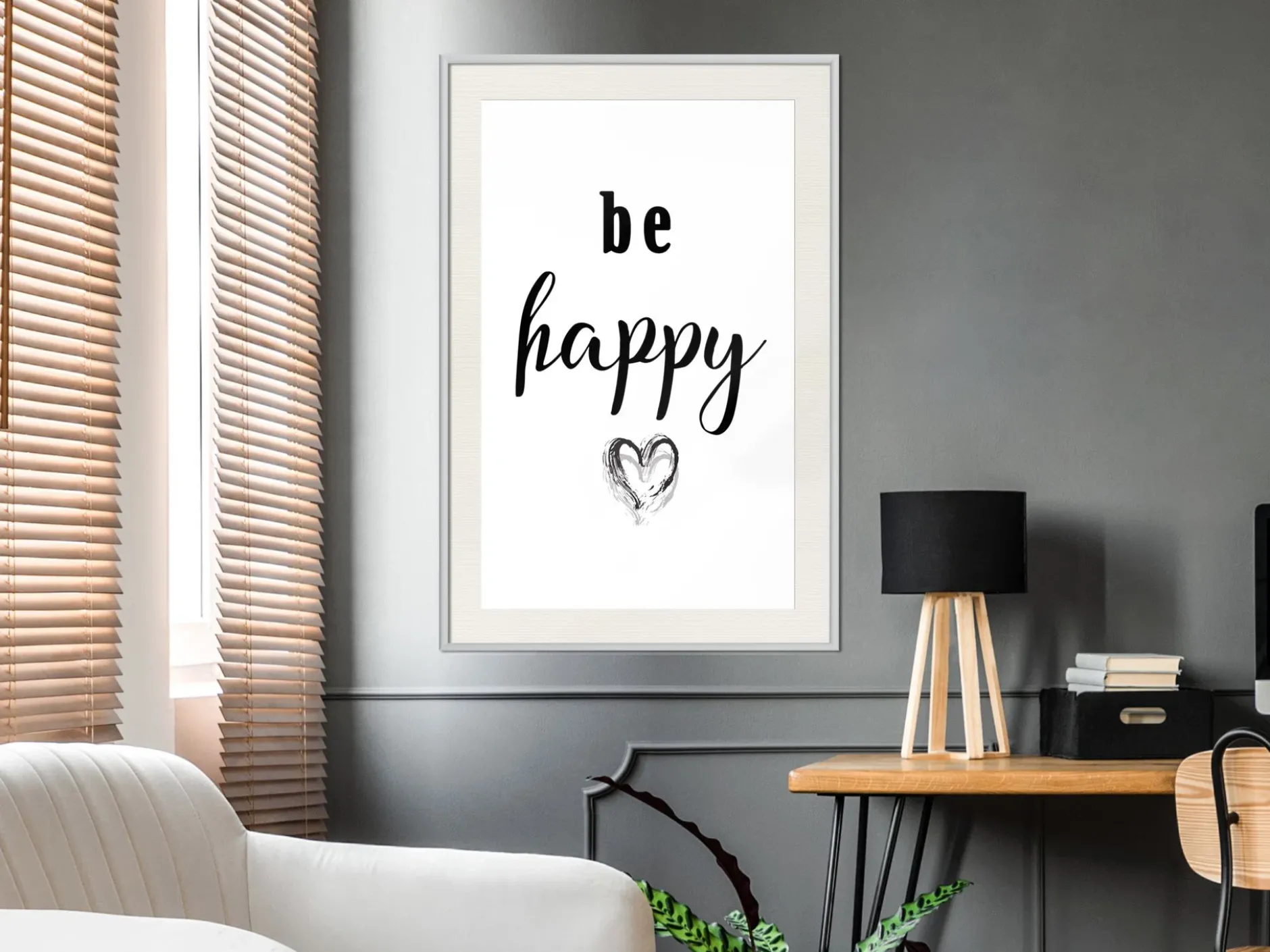 Poster 'Be Happy'